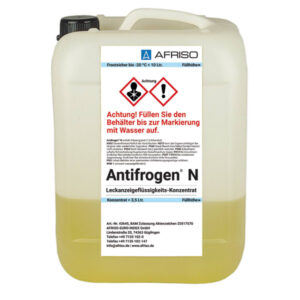Concentrat de fluid pentru detectarea scurgerilor AFRISO – Antifrogen N 3,5 L într-un recipient de 10 L