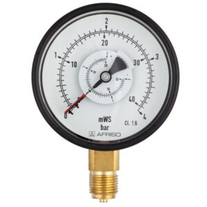 Manometru diferențial cu tub Bourdon RF100Dif | 85609201