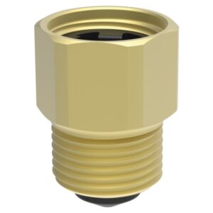 Supapă de asamblare AFRISO G3>8 x R3>8 – manșon x robinet, alamă
