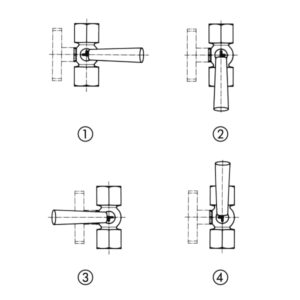 AFRISO robinet manometru G1>2 - MxZ, alamă, PN16 PF