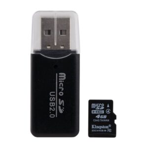Card AFRISO MicroSDHC - cu cititor de carduri SD USB 2.0