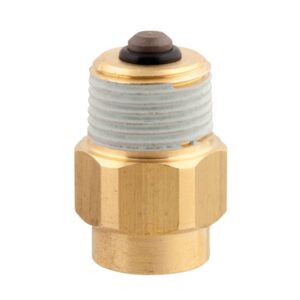 Supapă de asamblare AFRISO G1>4 x R3>8 – manșon x robinet, alamă