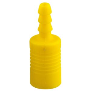 Priză AFRISO (gaz) plastic galben