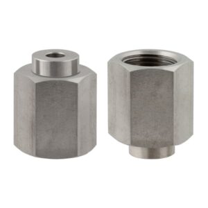Piuliță și niplu AFRISO DIN 16284 – G1>2 x 12mm, oțel inoxidabil 316Ti
