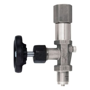 Supapă de închidere manometru AFRISO DIN 16270 - Forma B, G1>2, oțel inoxidabil 316Ti, PN400