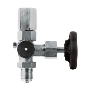 Supapă de închidere manometru AFRISO DIN 16271 - Forma A, G1>2, oțel inoxidabil 316Ti, PN400 PZ