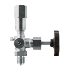 Supapă de închidere manometru AFRISO DIN 16271 - Forma B, G1>2, oțel inoxidabil 316Ti, PN400 PZ