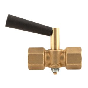 Robinet de oprire manometru AFRISO G1>2 - MxM, alamă, PN16