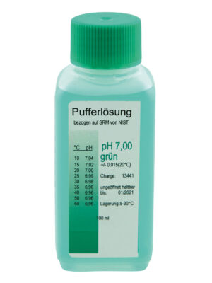 Soluție tampon AFRISO pH 7 – 100 ml verde