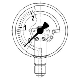 Manometru RF63Ch D932 -1/+1.5 bar | 85103932