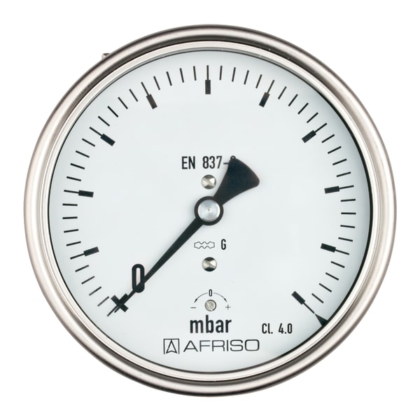 Manometru KP160 D411 0/10 mbar | 35164411
