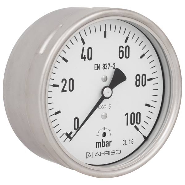 Manometru KP100Ch D412 -600/0 mbar | 35111412