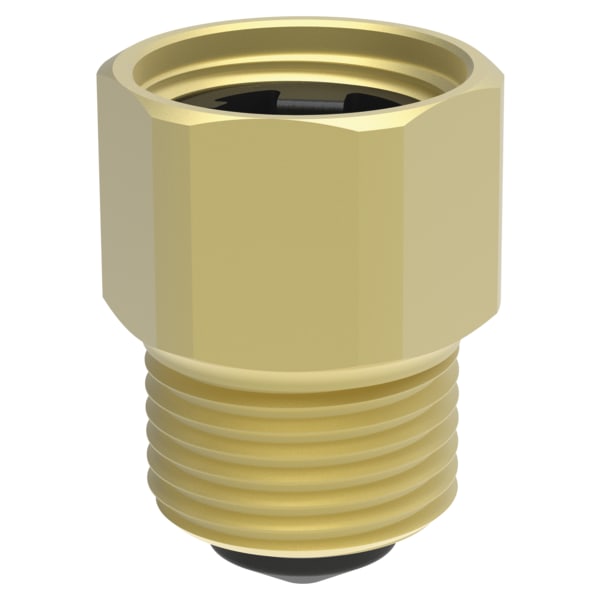 Supapă de asamblare AFRISO G3>8 x R3>8 – manșon x robinet, alamă