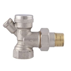 Robinet retur radiator 454Q M E colț DN10 Rp⅜ x R⅜ | 479 012