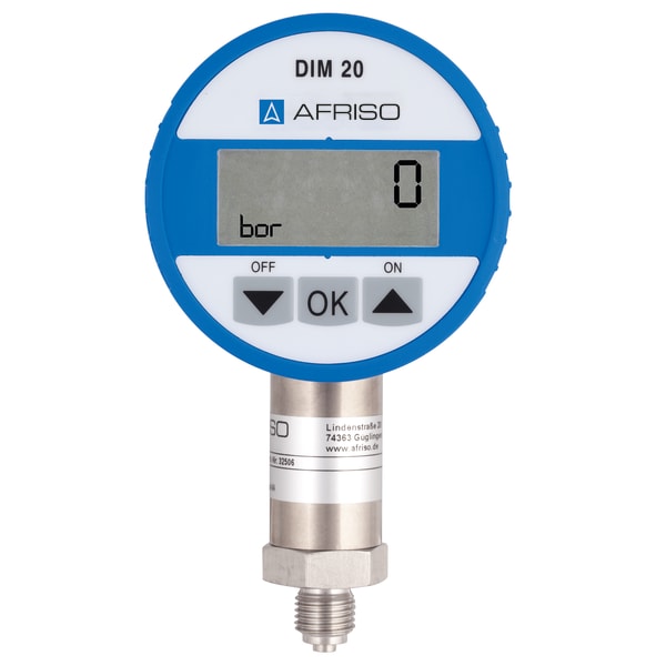 Manometru digital AFRISO DIM 20 0>10 bar – G1>4B radial | 32506