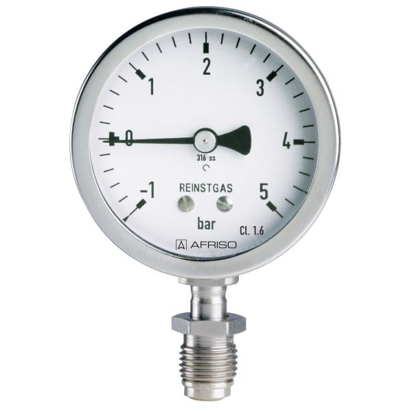 Manometru cu tub Bourdon RF63RG pentru gaze ultra-pure | 87053302