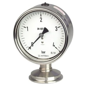Manometru cu membrană din inox PF100CP, racord clamp | 88980402