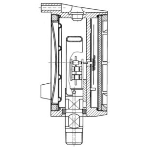 Manometru RF130PG D111 -1/0 bar | 87901111
