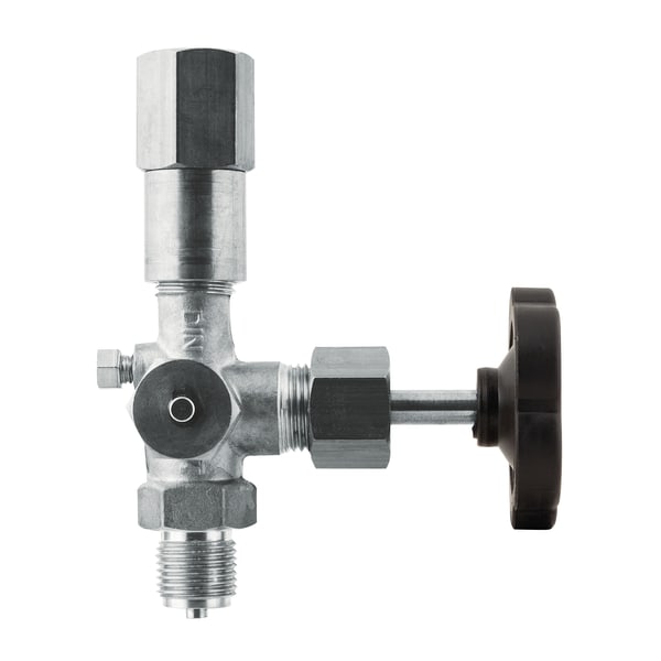 Supapă de închidere manometru AFRISO DIN 16271 – Forma B, G1>2, oțel inoxidabil 316Ti, PN400 PZ